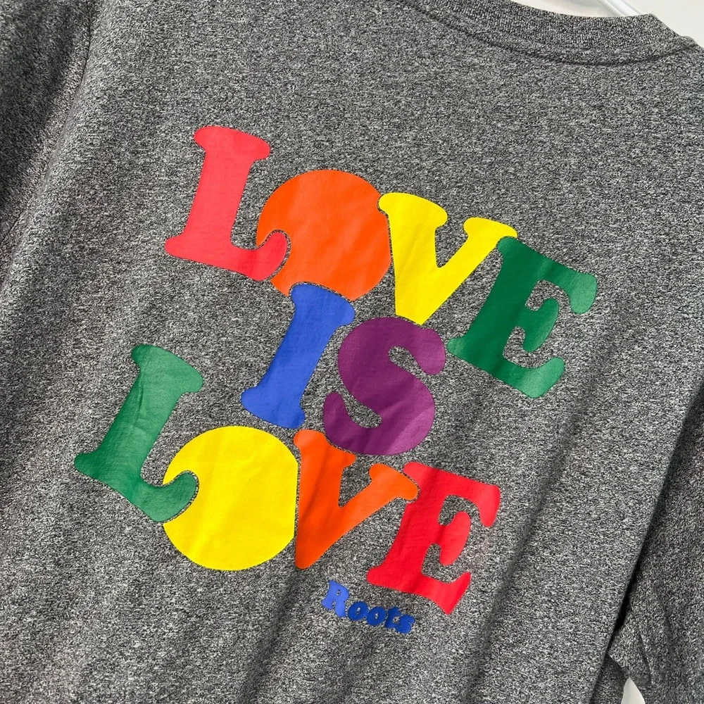 NWT Roots Love is Love Pride Tshirt - Picture 4 of 5